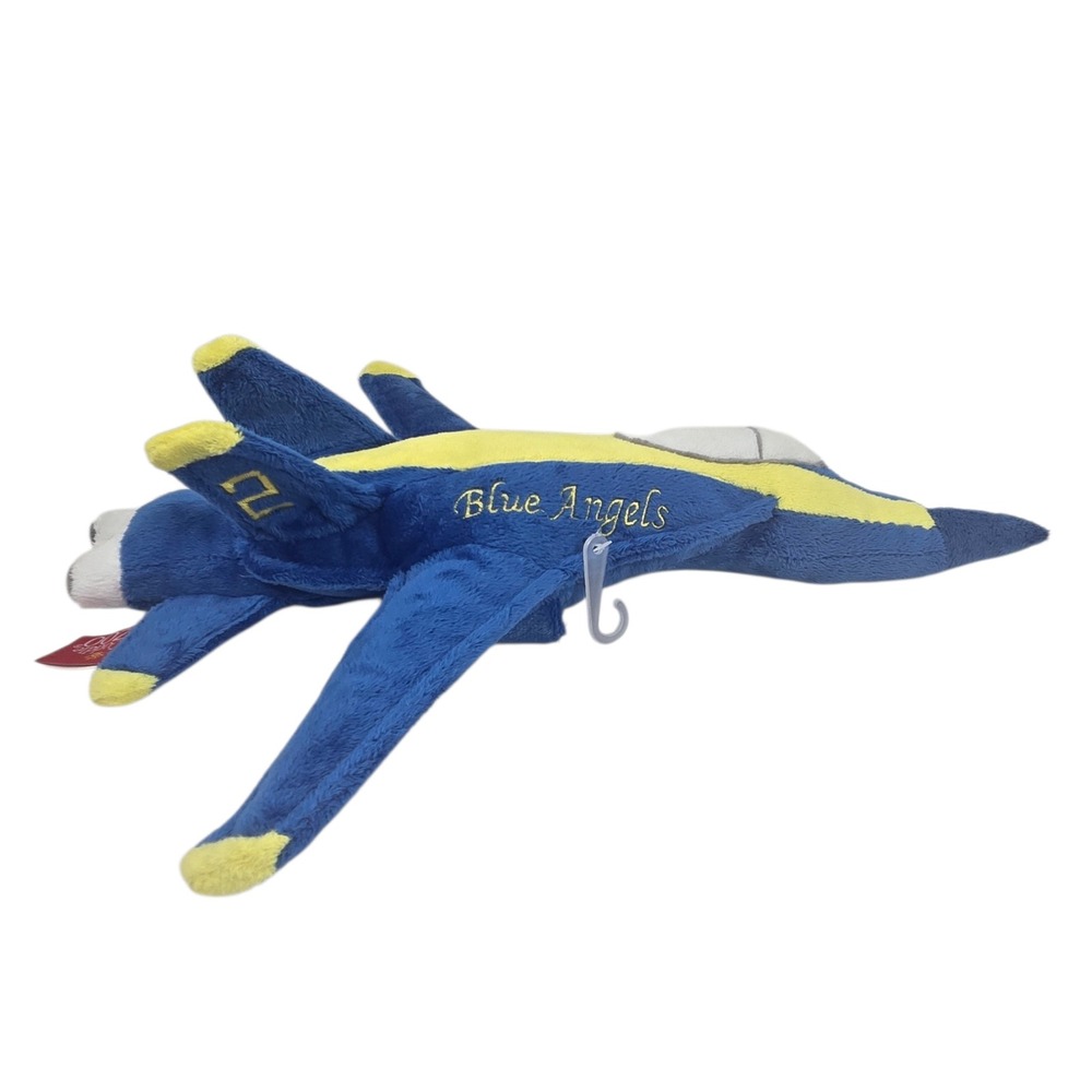 WowToyz Cuddle Zoo Blue Angels‎ F-18 Hornet 16" Plush Jet US Navy Aircraft NWT